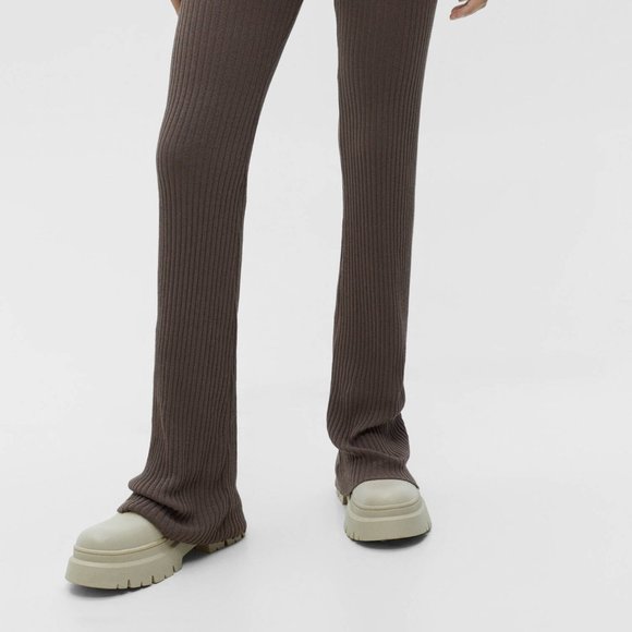 Ribbed Bell Bottom Pants - Picture 6 of 7